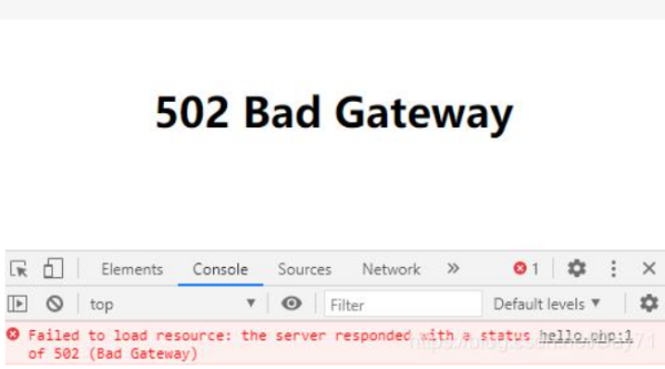 502badgateway是什么？怎么解決？